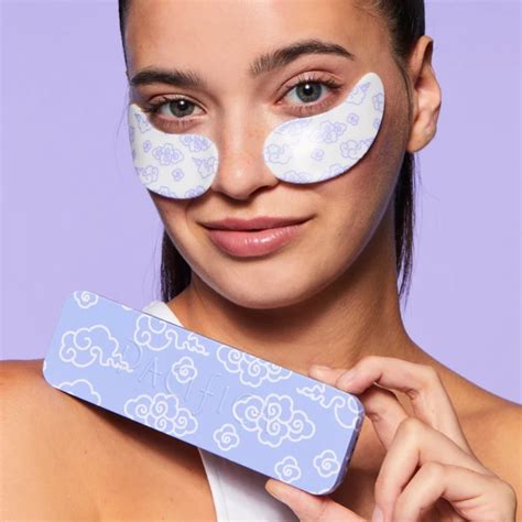 chanel eye patches reusable|eye mask to reduce swelling.